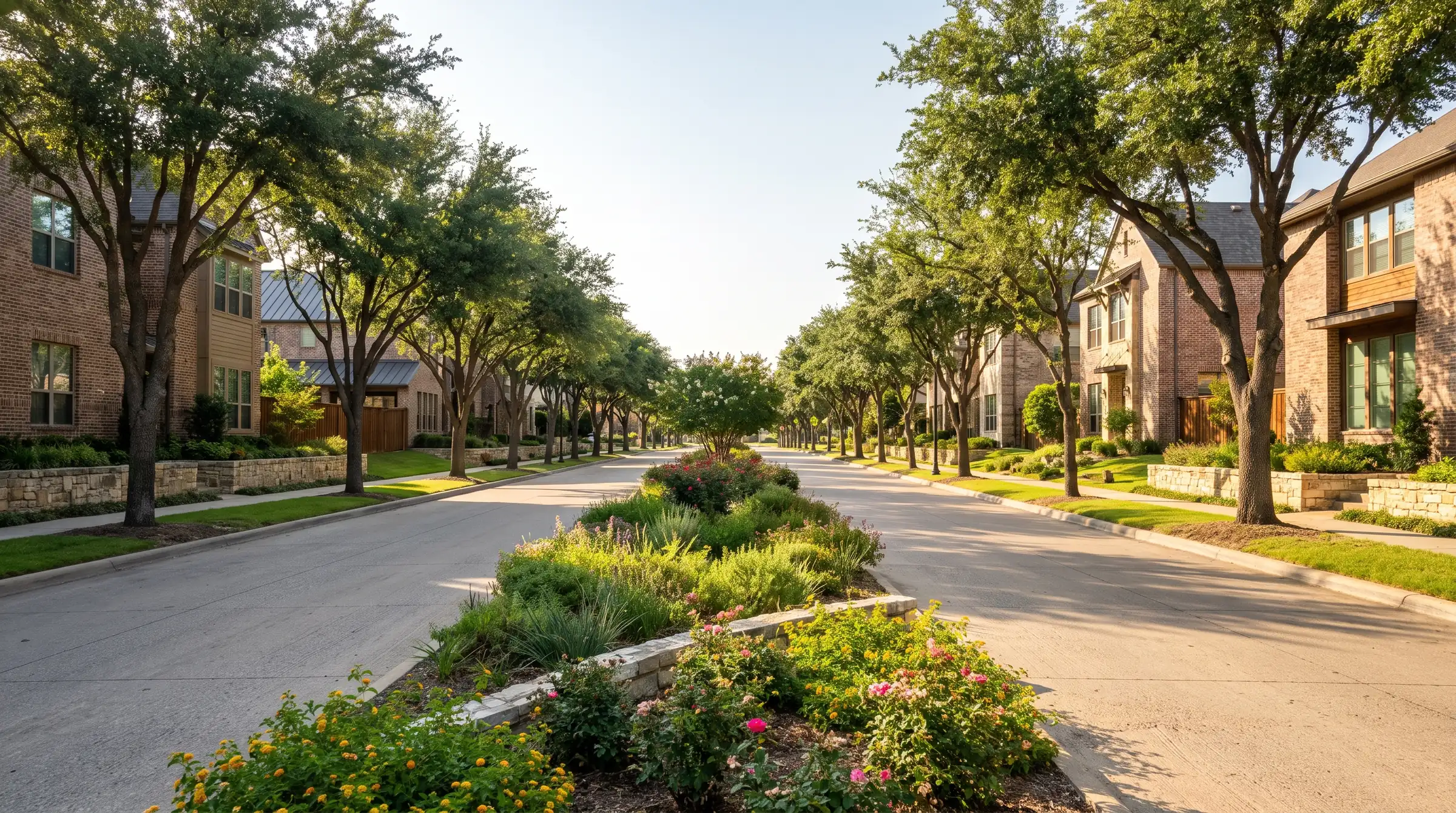 A sunny day in Arlington, Texas